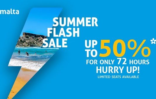 Скидка до 50% от Air Malta! Прямые рейсы Киев – Мальта от $ 113 в обе стороны в августе-сентябре!