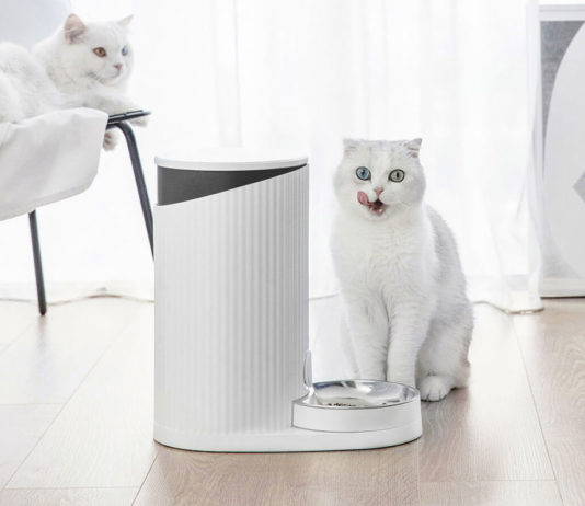Xiaomi на краудфандинге представила умную кормушку для котов и собак Furrytail Pet