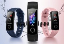 Huawei представила браслет Honor Band 5 с NFC